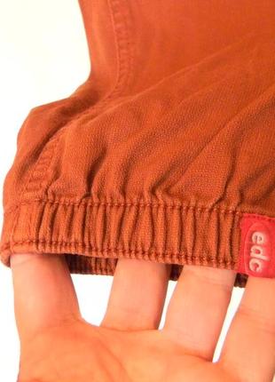 Терракотовые женские брюки чинос от edc8 фото