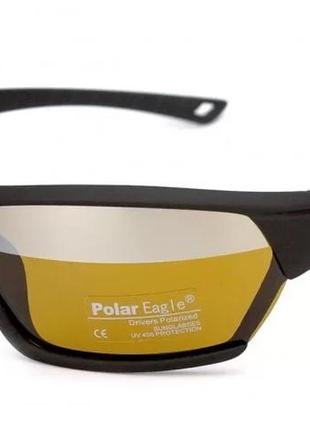 Очки для водителей ( антифары ) "polar eagle" polarized 8302-c2-1