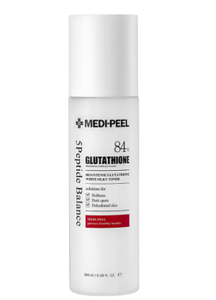 Осветляющий тонер с глутатионом medi-peel bio-intense glutathione white toner