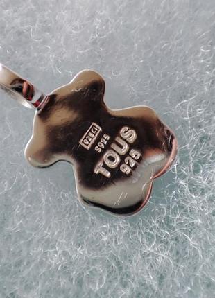 Подвеска с черным камнем украшение мишка ведмедь оникс онекс фирменная