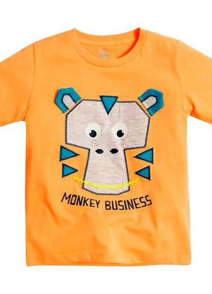 Класна коттоновая футболка з мавпою!1 фото