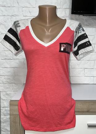 Фирменная футболка pink victoria’s secret