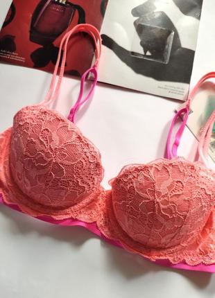 Бюстгальтер victoria's secret original pink xs 32a 70a push up1 фото