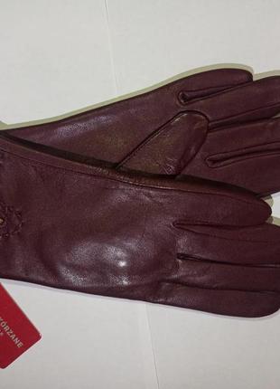 Женские кожаные перчатки на размер  s-m10 фото