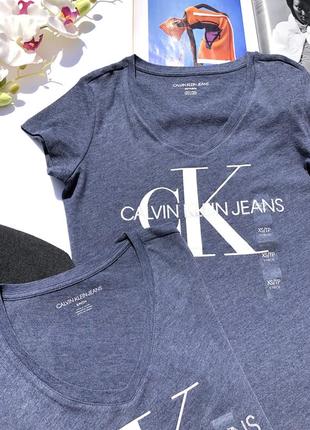 Футболка жіноча calvin klein jeans  футболка женская келвин кляйн оригінал7 фото
