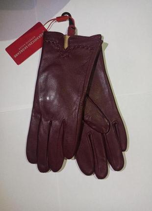 Жіночі перчатки шкіряні на розмір xxl ,5 фото