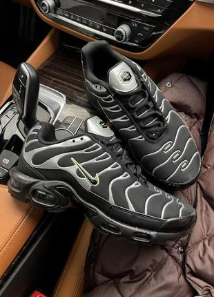 Мужские кроссовки nike air max plus tn+ black silver 41-42-43-44