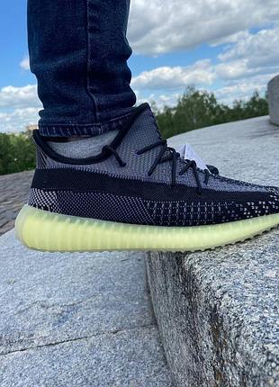 Кроссовки adidas yeezy boost 350 v2 black/green” reflective