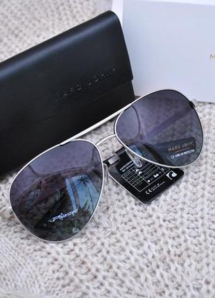 Фирменные солнцезащитные очки капля marc john polarized mj0764