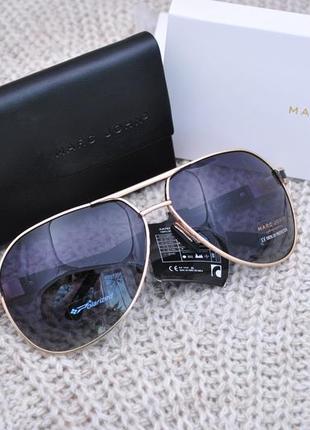 Фирменные солнцезащитные очки капля marc john polarized mj0712
