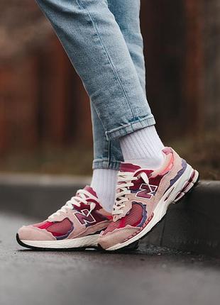 Женские кроссовки new balance 2002r pink, женккие кроссовки демисезонные