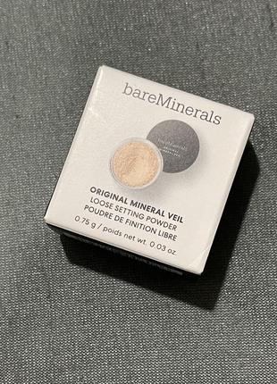 Bare minerals powder / пудра для лица / рассыпчатая пудра / фиксирующая пудра