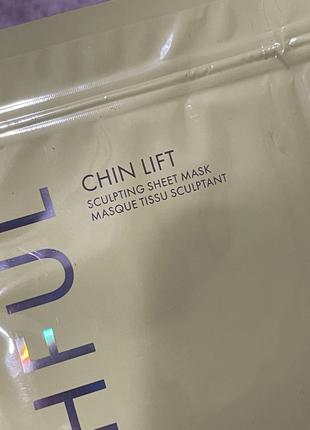 Wishful chin lift sculpting sheet mask/маска для контуру обличчя/підтягуюча маска для обличчя3 фото