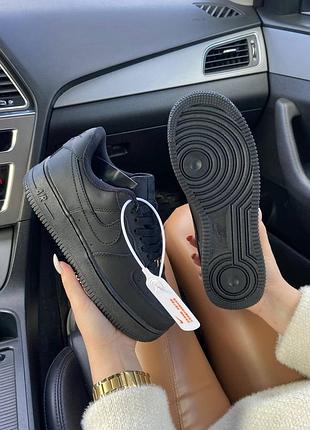 Кроссовки air force black (матовые)