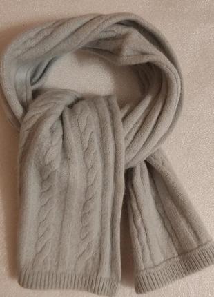 Теплый ангоровый шарф