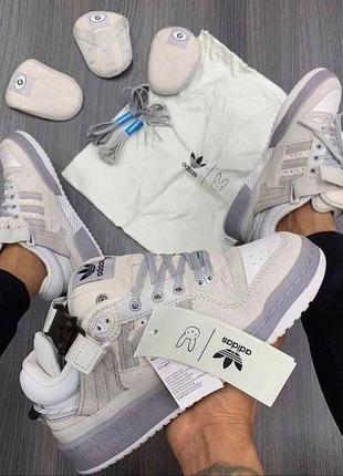 Кросівки adidas forum x bad bunny light grey