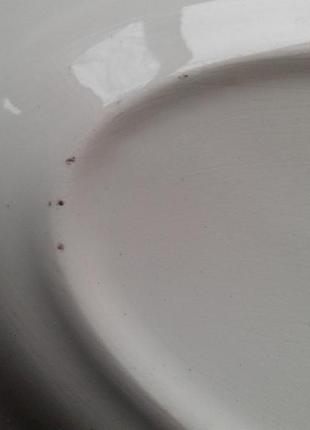 Блюдо, тарілка часів ссер клеймо, вінтаж, новорічний фаянсовий завод 60-ті роки