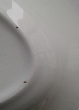 Блюдо, тарілка часів ссер клеймо, вінтаж, новорічний фаянсовий завод 60-ті роки