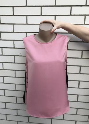 Розовая блузка с пуговицами по боку zara6 фото