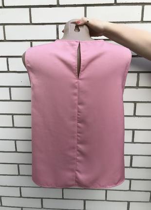 Розовая блузка с пуговицами по боку zara9 фото