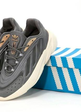 Мужские кроссовки adidas ozelia grey white 41-42-43-44-45