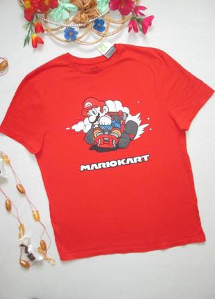 Шикарная хлопковая футболка марио primark 🍒🌺🍒1 фото
