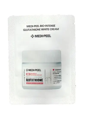 Осветляющий крем с глутатионом пробник medi-peel bio intense glutathione white cream