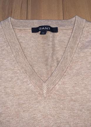 Джемпер нарядный gant s-m кофта свитшот свитер оригинал6 фото
