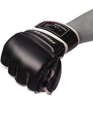 Тренировочные перчатки для mma powerplay черные l2 фото