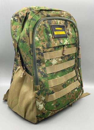 Рюкзак походный тактический из прочной ткани, 30л военный battlegrounds камуфляж (49552)