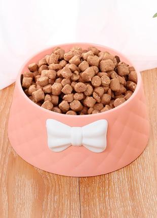Замечательная миска для кошек taotaopets 111123 pink кормушка животным