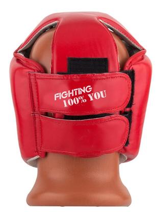 Боксерський шолом тренувальний powerplay 3084 червоний xl5 фото