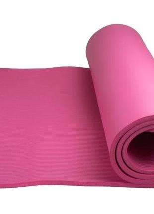 Килимок для йоги та фітнесу power system ps-4017 fitness-yoga mat pink3 фото