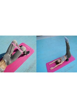 Килимок для йоги та фітнесу power system ps-4017 fitness-yoga mat pink7 фото