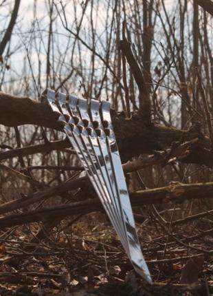 Шампура металлические для шашлыков из нержавеющей стали на пикник туристические...