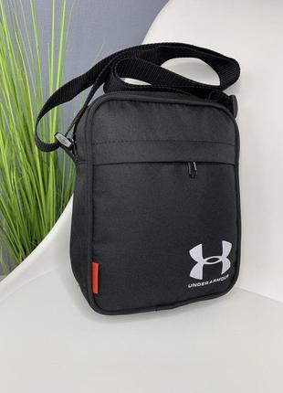 Сумка планшет мужская текстиль сумка через плечо мужская  барсетка мужская через плечо черная