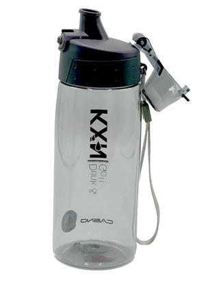 Пляшка для води casno 580 мл kxn-1179 сіра6 фото