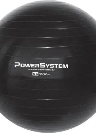 М'яч для фітнесу і гімнастики power system ps-4011 55cm black