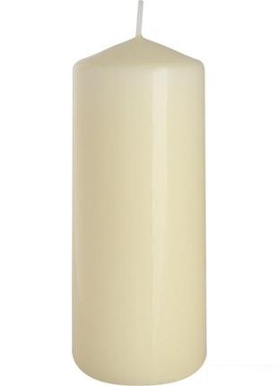 Свечка парафиновая цилиндр молочная свеча из парафина1 фото
