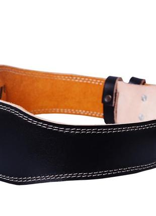 Черно-желтый кожаный пояс для тяжелой атлетики powerplay xs пояс для пауэрлифтинга и бодибилдинга кожа