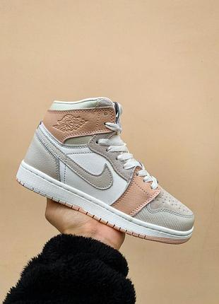 Кроссовки nike air jordan 1 mid milan ❄️