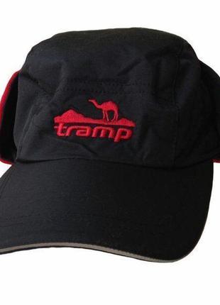 Кепка tramp тепла зимова нейлон чорна/червона, черный s/m3 фото