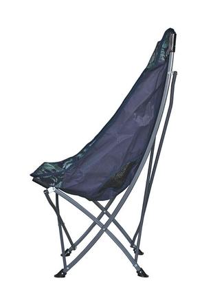 Для дачі пікніка розкладний стілець lesko s4576 green leaves туристичний похідний  60*95*38 см