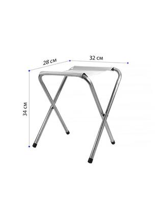 Для саду пікніка риболовлі табурет складаний lesko sjd-02 white туристичний стілець для саду пікніка риболовлі 34*32 см