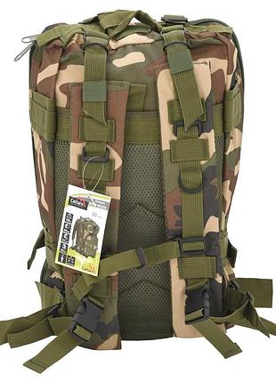 Рюкзак тактичний cattara 30l army wood 13862 камуфляж