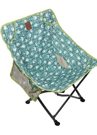 Для кемпінгу та риболовлі розкладний стілець lesko s4570 60*38*70 см green