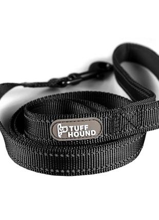 Для собак поводок tuff hound 1608 black s нейлоновый