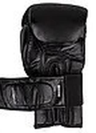 Боксерські рукавиці powerplay 3087 magnum чорні [натуральна шкіра] 14 унцій