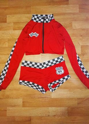 Байкерський мото костюм