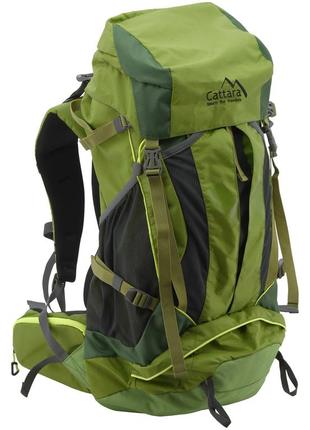 Рюкзак дорожный туристический мягкий объем 45 л cattara 45l greenw 13860 зелений